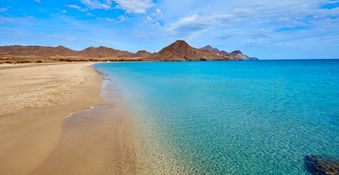 Cabo de Gata playa Genoveses Andalusie rondreis Spanje Natuurlijk